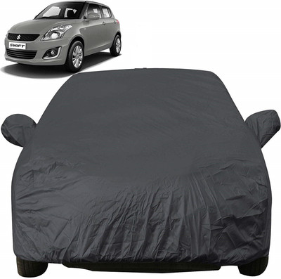 Kavach Car Cover For Maruti Suzuki Swift AMT VXI Petrol (With Mirror Pockets)(Grey, For 2020 Models)