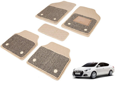 MOCKHE Leatherite 7D Mat For  Renault Scala(Beige)
