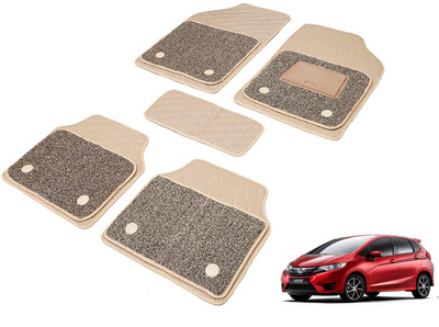 MOCKHE Leatherite 7D Mat For  Honda Jazz(Beige)
