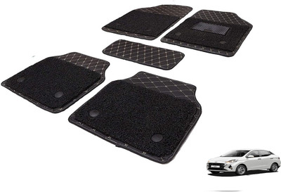 Auto Hub Leatherite 7D Mat For  Hyundai Aura(Black)