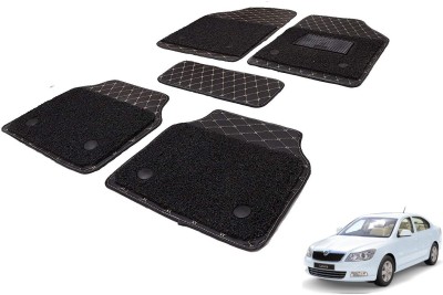 Auto Hub Leatherite 7D Mat For  Skoda Laura(Black)