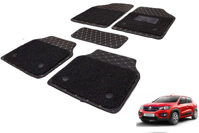 Auto Hub Leatherite 7D Mat For  Renault Kwid(Black)