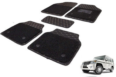 MOCKHE Leatherite 7D Mat For  Mahindra Bolero(Black)