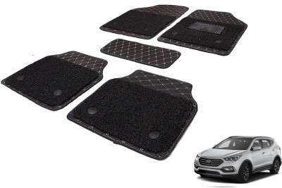 MOCKHE Leatherite 7D Mat For  Hyundai SantaFe(Black)