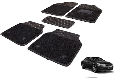 Auto Hub Leatherite 7D Mat For  Honda Accord(Black)