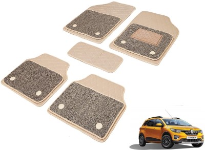 MOCKHE Leatherite 7D Mat For  Renault Triber(Beige)