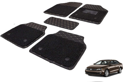 Auto Hub Leatherite 7D Mat For  Volkswagen Jetta(Black)
