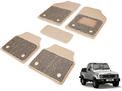 MOCKHE Leatherite 7D Mat For  Maruti Suzuki Gypsy(Beige)