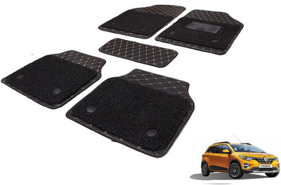 Auto Hub Leatherite 7D Mat For  Renault Triber(Black)