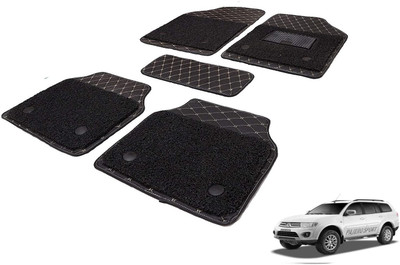 MOCKHE Leatherite 7D Mat For  Mitsubishi Pajero(Black)