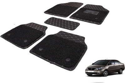 MOCKHE Leatherite 7D Mat For  Tata Indigo CS(Black)