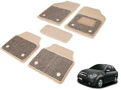 MOCKHE Leatherite 7D Mat For  Chevrolet Aveo(Beige)