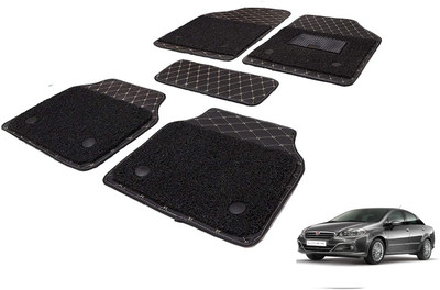 MOCKHE Leatherite 7D Mat For  Fiat Linea(Black)