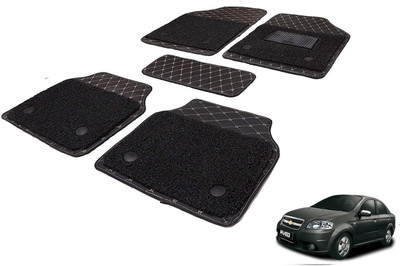 Auto Hub Leatherite 7D Mat For  Chevrolet Aveo(Black)