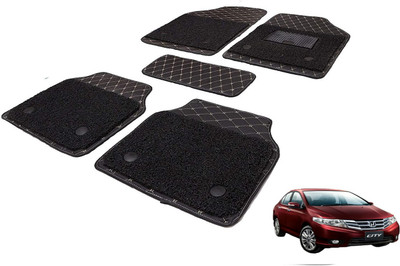 Auto Hub Leatherite 7D Mat For  Honda Civic(Black)