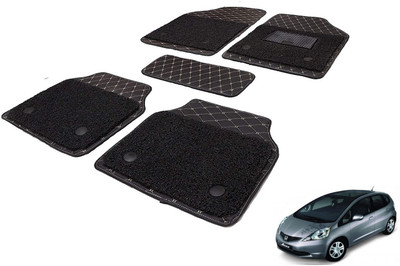 MOCKHE Leatherite 7D Mat For  Honda Jazz(Brown)