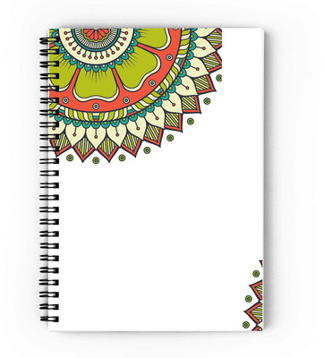 epheriwala Red Mandala A5 Diary Unruled 160 Pages(multcolor)