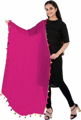Traditions Bazaar Chiffon Solid Women Dupatta