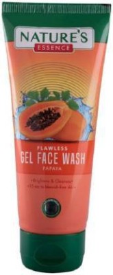 Nature's Flawless Papaya Gel 4X65ml  (260 ml) Face Wash(260 g)