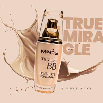 MARS BB Anti Ageing Expeert Hitening Light Permeable Primer Base Foundation -GCI-F04 Foundation(BEIGE, 60 ml)