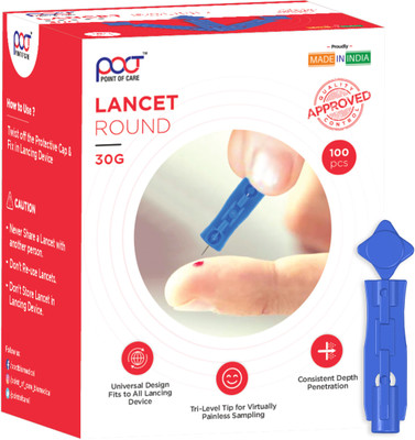 point of care Round Lancet Glucometer Lancets(100)