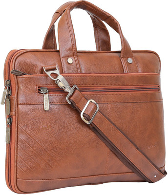 Blowzy Bags Men & Women Tan Messenger Bag