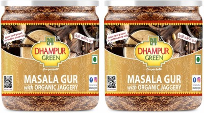 Dhampur Green Gur Masala for Chai Powder Jaggery(500 g, Pack of 2)