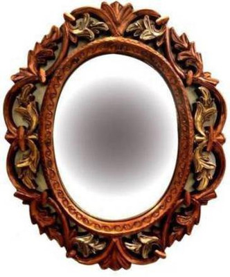 Home Collection MM-2094 Decorative Mirror(Oval Finish : glossy)