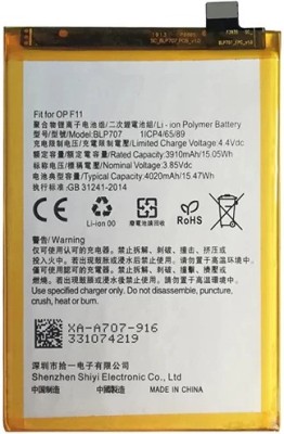 Welzone Mobile Battery For  OPPO BLP707 for Oppo F11 CPH1913, CPH1911