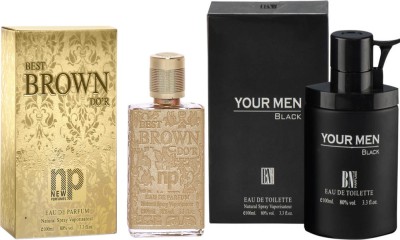 NP NEW PERFUMES brown noir gold - your men black AQD Perfume  -  200 ml(For Men & Women)