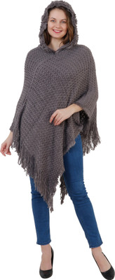 Life and style Wool Blend Poncho