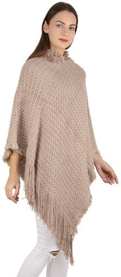 Life and style Wool Blend Poncho