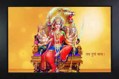 RV SALES Maa Durga Religious Frame