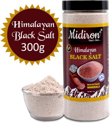 Midiron Premium Quality Himalayan Black Salt (Kala Namak) 300g Black Salt(300 g)