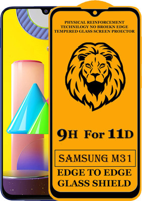 SEVEN7STAR Edge To Edge Tempered Glass for Samsung Galaxy M31(Pack of 1)