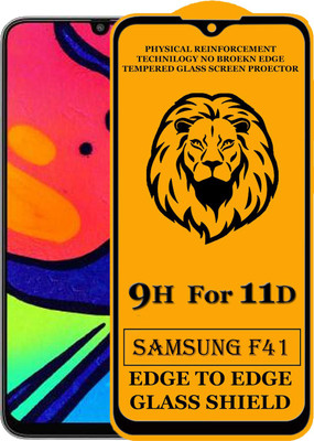 SEVEN7STAR Edge To Edge Tempered Glass for Samsung Galaxy F41(Pack of 1)