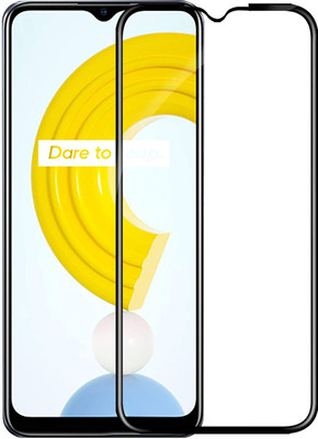 Slugabed Edge To Edge Tempered Glass for Realme C25(Pack of 1)