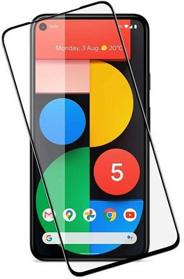 Bodoma Edge To Edge Tempered Glass for Google Pixel 5A(Pack of 1)