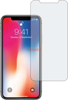 MOBART Tempered Glass Guard for APPLE IPHONE X (Flexible Shatterproof)(Pack of 1)