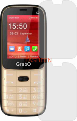 Fasheen Tempered Glass Guard for GRABO X2 (Flexible Shatterproof)(Pack of 1)