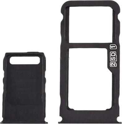 SPAREWARE Sim Card Tray(Compatible With NOKIA 3.1 PLUS : BLACK)