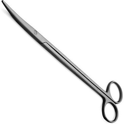 GOLDFINCH Premium Quality Tonsil Scissors 8 Inch-Curved Metzenbaum Scissors(Blunt/Blunt Blades)