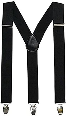 FabEdge Y- Back Suspenders for Men(Black)