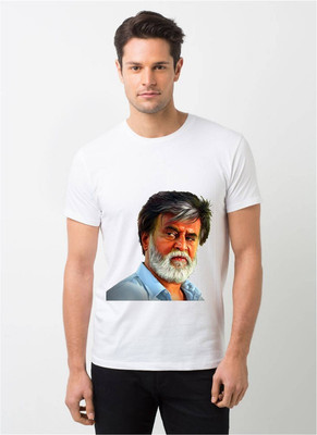 HamsaMART.com Solid Men Round Neck White T-Shirt