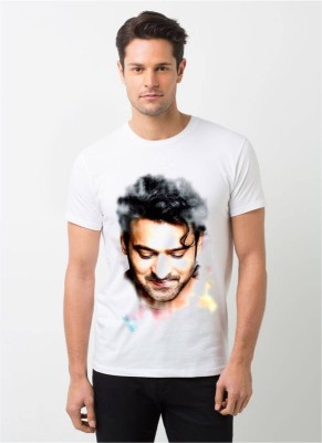 HamsaMART Tie & Dye Men Round Neck White T-Shirt