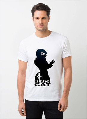 HamsaMART.com Graphic Print Men Round Neck White T-Shirt