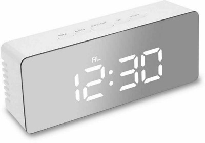 FOBHIYA Digital White Clock