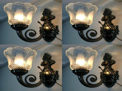 Aamivi Uplight Wall Lamp Without Bulb(Pack of 4)