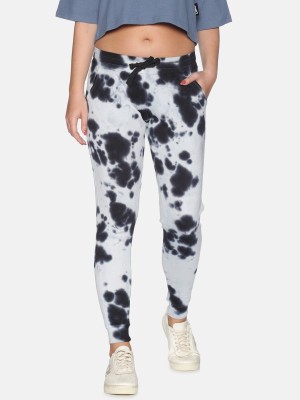 KULTPRIT Dyed Women Black, White Track Pants