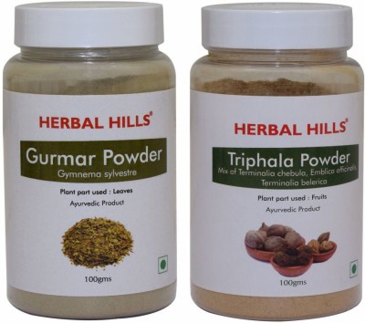 Herbal Hills Gurmar and Triphala Powder - 100 gms each(Pack of 2)